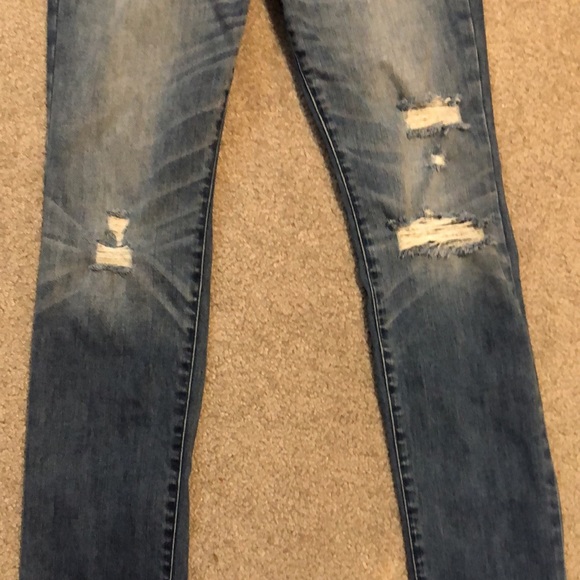 Abercrombie & Fitch Distressed Skinny Jeans - Picture 6 of 12